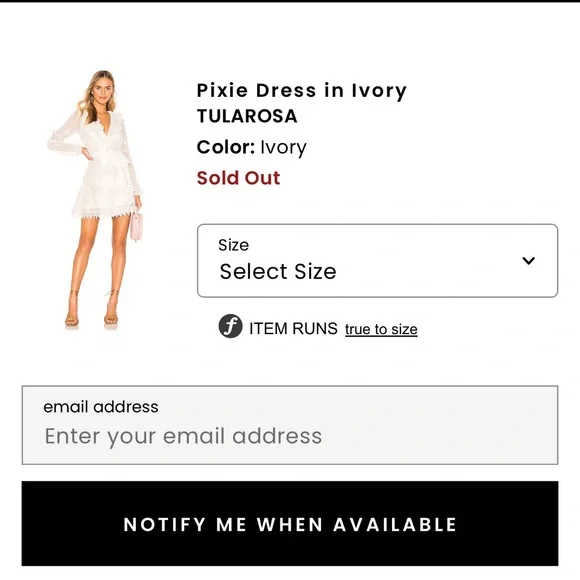 Tularosa x Revolve Pixie Ivory Lace Wrap mini cocktail wedding dress women sz M - Picture 4 of 8